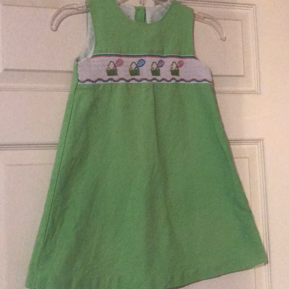 Girls spring smocked dress